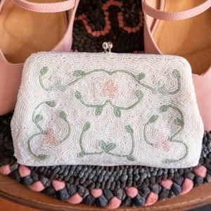 Vintage beaded clutch